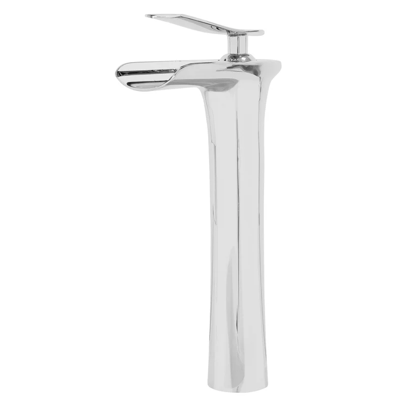 Waschtischarmatur Wasserfall Design 155x48x300 mm Chrom aus Messing von LuxeBath
