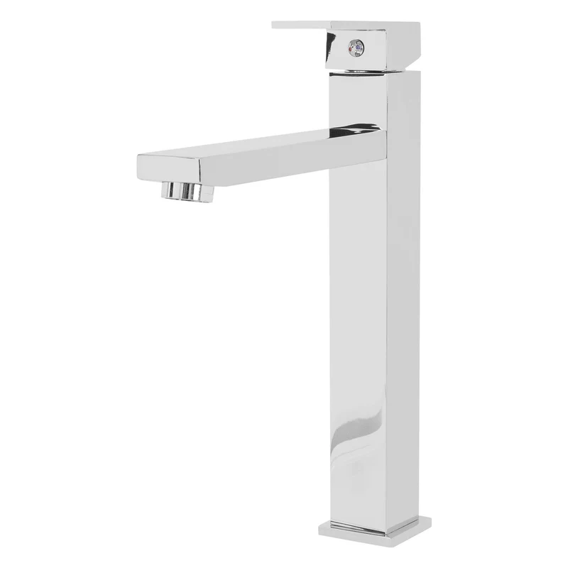 Waschtischarmatur fürs Badezimmer 195x45x270 mm Chrom aus Messing von LuxeBath