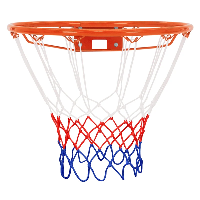 Basketballkorb Set 60x40 cm aus Stahl inkl. Netz und Pumpe Hauki