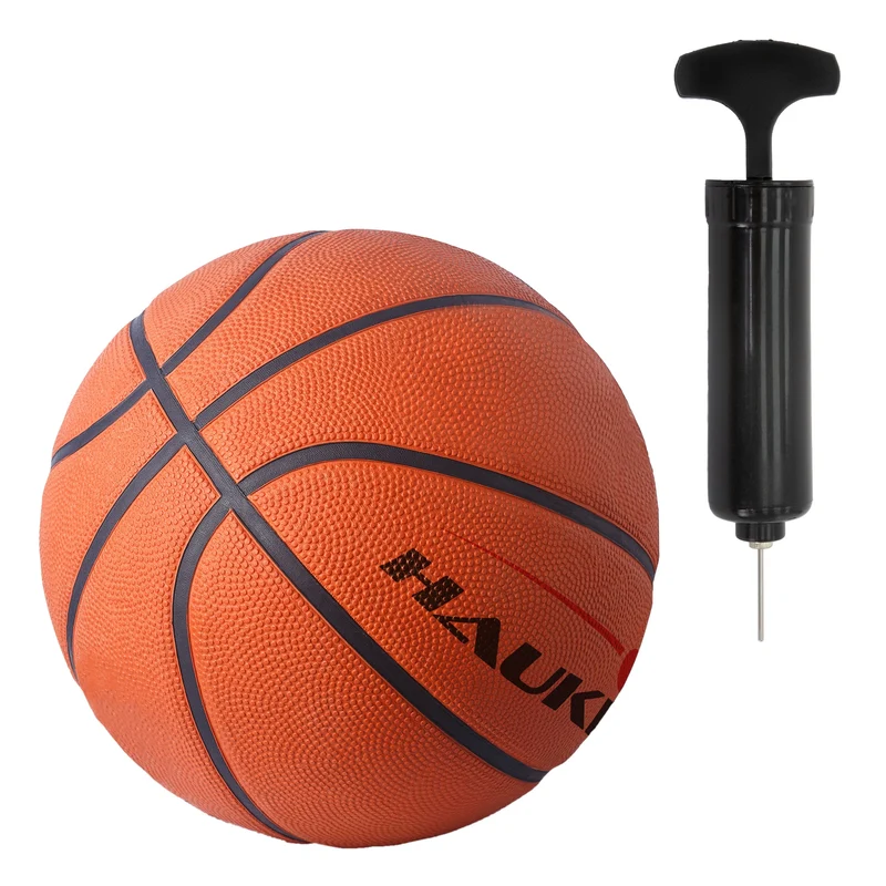 Basketballkorb Set 60x40 cm aus Stahl inkl. Netz und Pumpe Hauki
