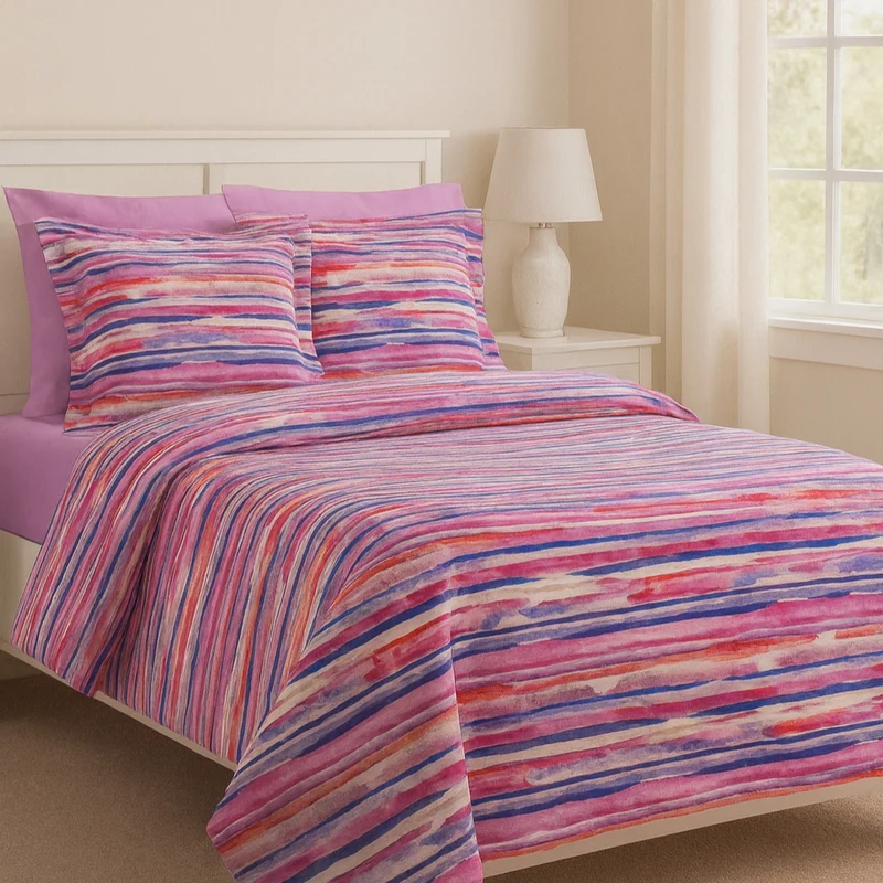 Completo Lenzuola lively Moderno in Percalle