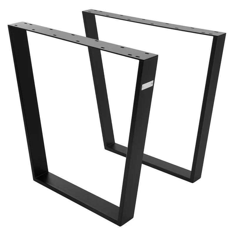 Tischbeine Tischgestell 2er Set V-Design aus Stahl ML-Design