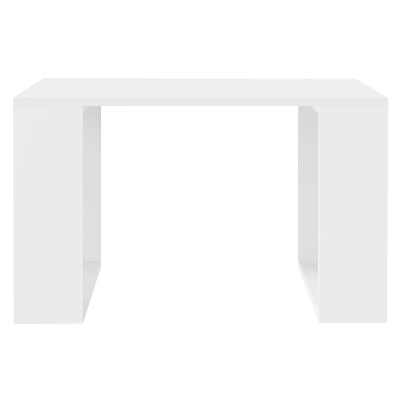 B-Ware Couchtisch 65x65x40 cm Weiß ML-Design