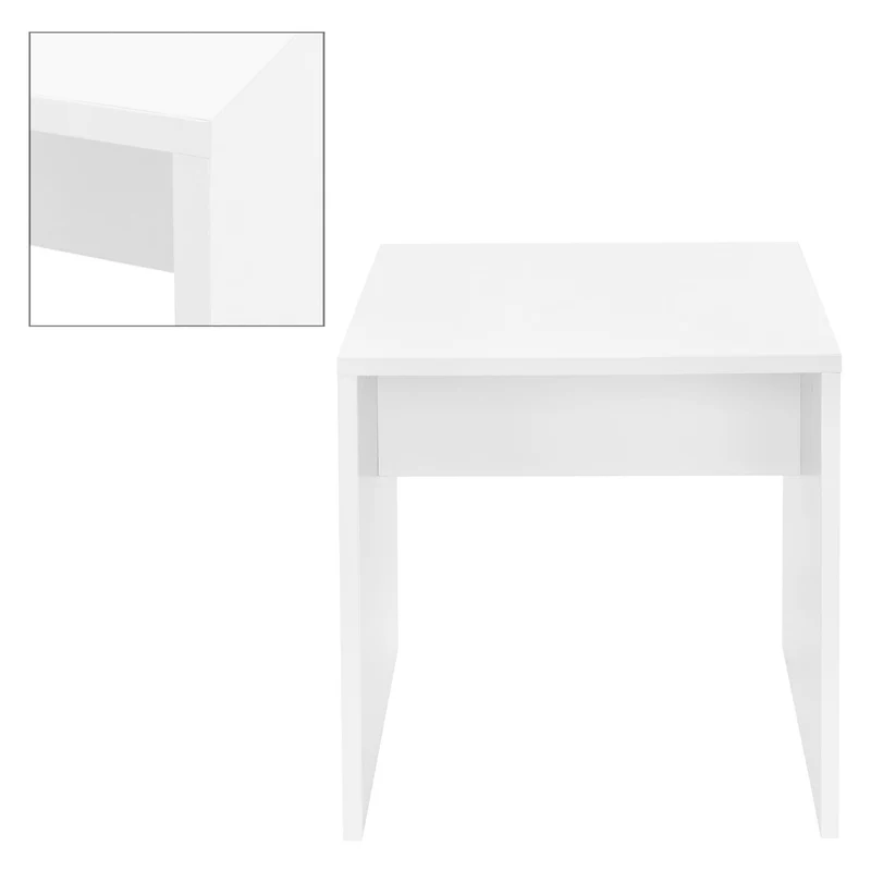 B-Ware Sitzhocker 40x36x41 cm Weiß ML-Design