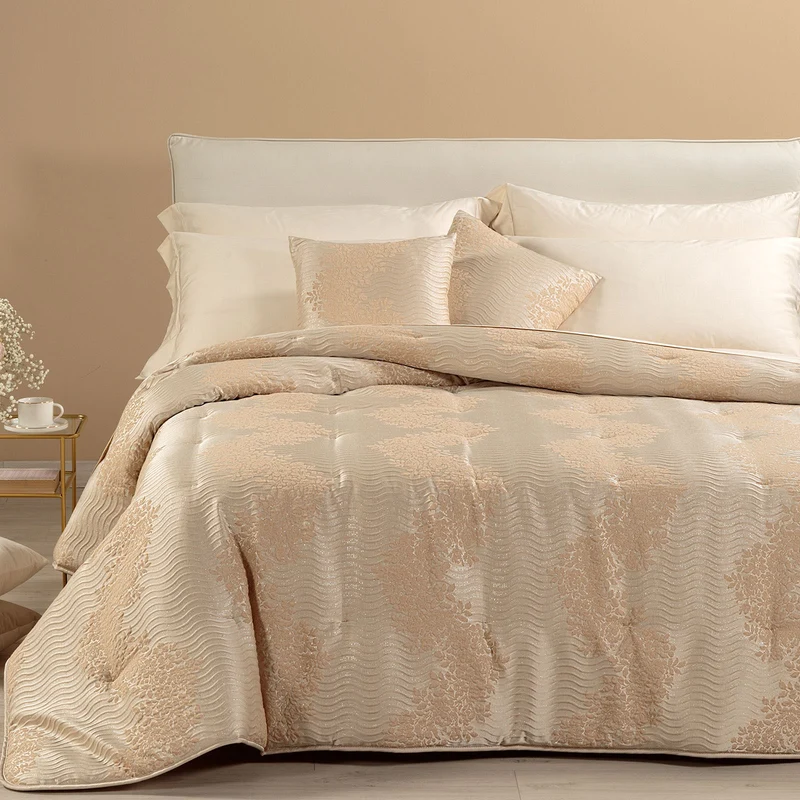 Trapunta Leggerissima gelso in Raso Jacquard 200 gr/mq