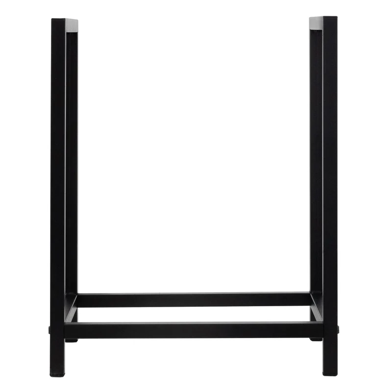 Kaminholzregal rechteckig 40x50x30 cm Dunkelgrau aus Stahl ML-Design