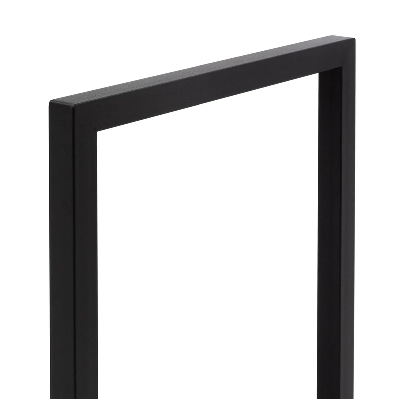 Kaminholzregal rechteckig 40x50x30 cm Dunkelgrau aus Stahl ML-Design