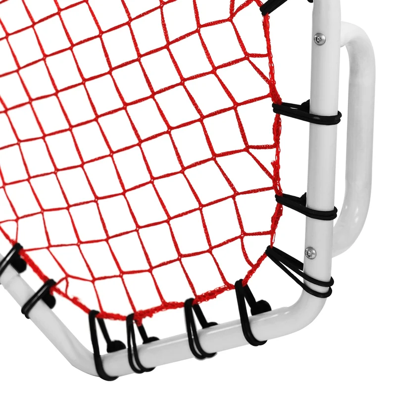 Handheld Rebounder für Fußball und Sport in Hexagon-Form 65x58 cm aus Metall Pure2Improve