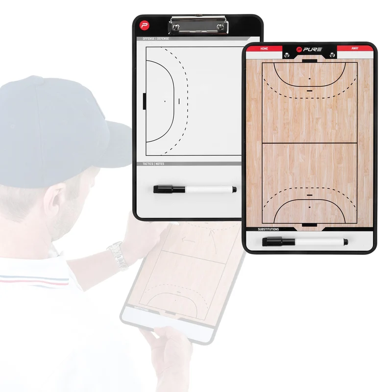 Taktiktafel Handball 34,5x21,5 cm mit Zubehör Pure2Improve