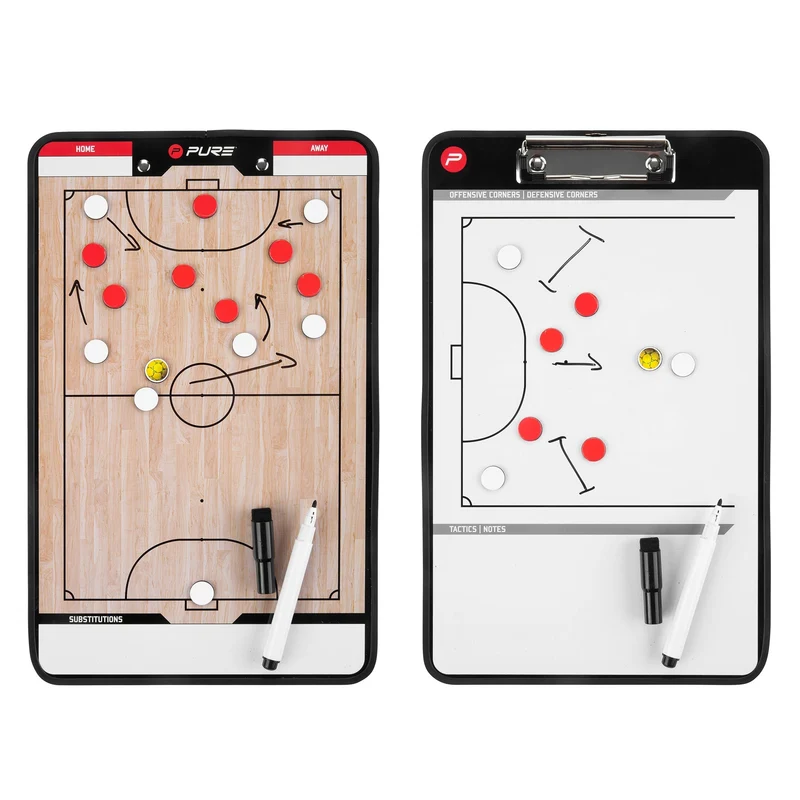 Taktiktafel Futsal 34,5x21,5 cm mit Zubehör Pure2Improve