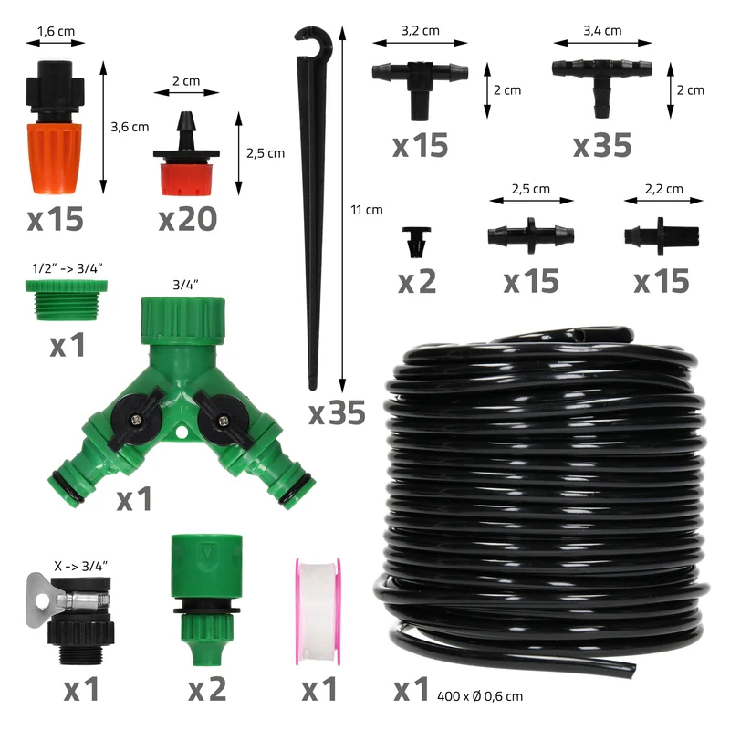 Bewässerungssystem Set 40m