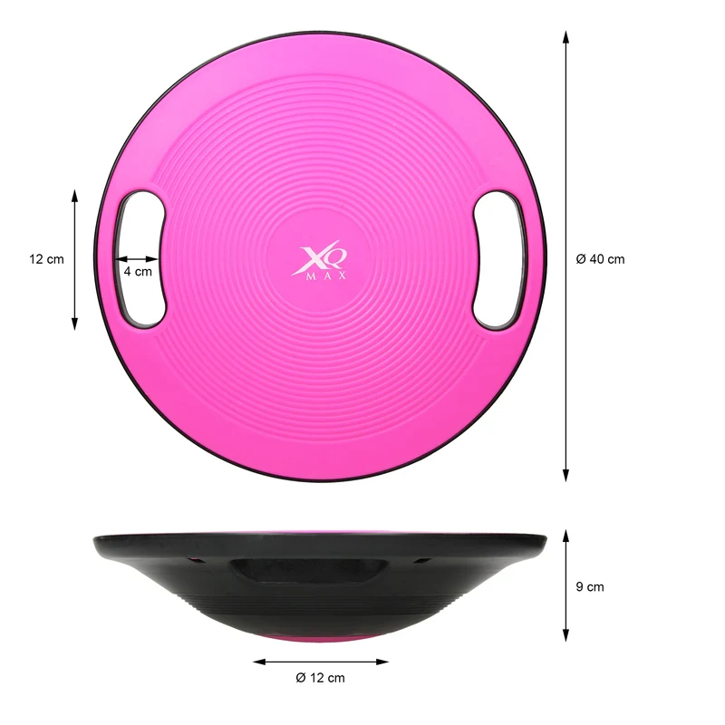Balance Board für Fitnesstraining pink/Schwarz Ø 40 cm