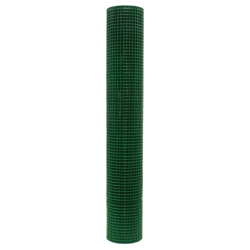 Volierendraht Grün aus verzinktem Stahl 1x10m Drahtstärke 0,75mm Maschenweite 19x19mm