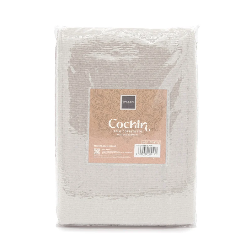 Copriletto in Cotone con Fantasia Rilievo - Cochin