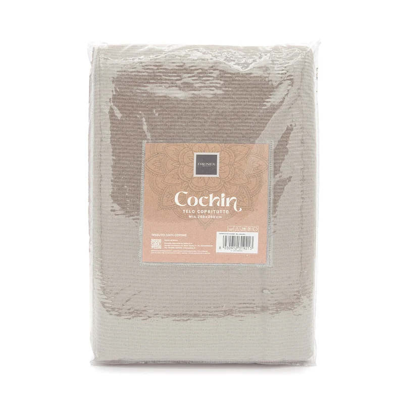 Copriletto in Cotone con Fantasia Rilievo - Cochin