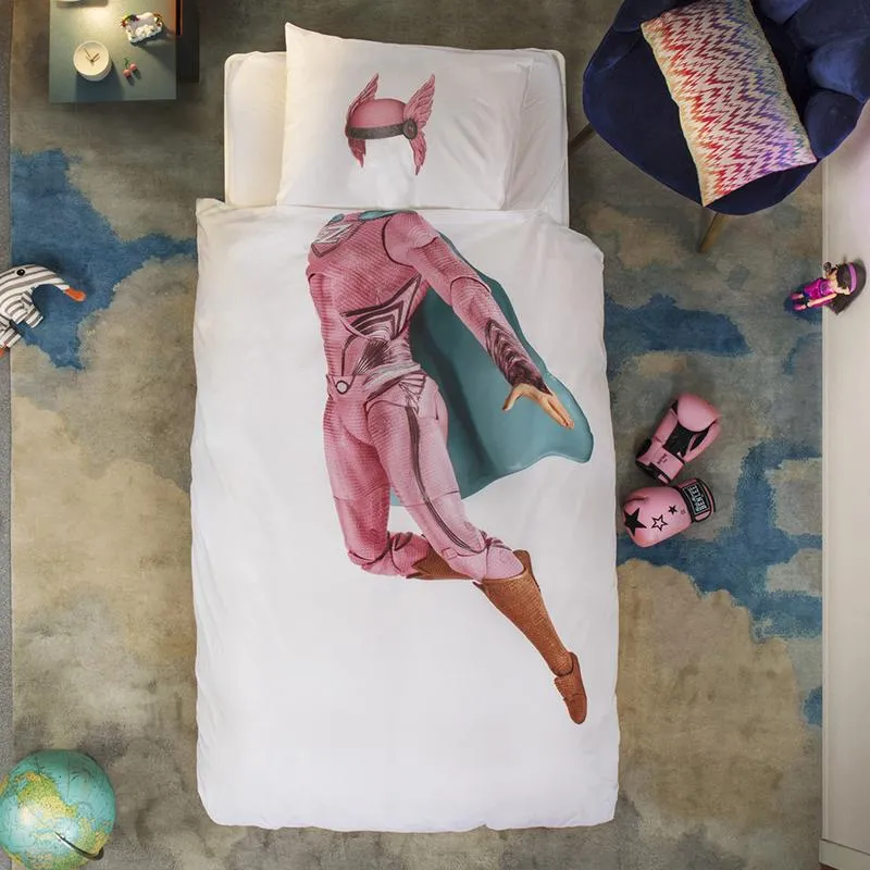 Snurk Parure Copripiumino in Puro Cotone - SuperGirl