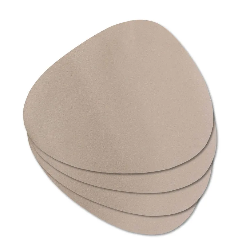 Set 4 Tovagliette Americane Eleganti in Similpelle Antimacchia e Impermeabili Il Gruppone