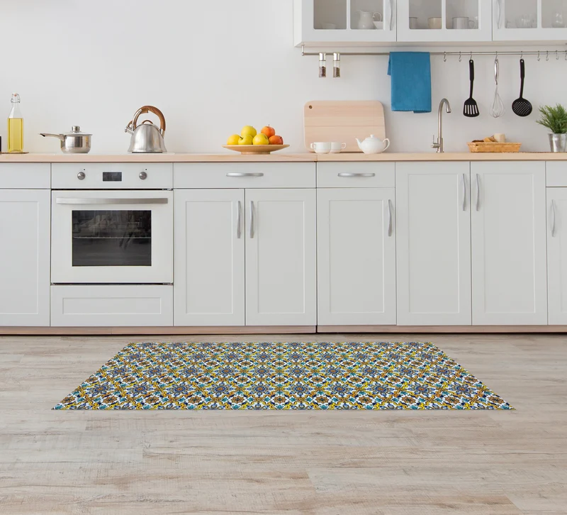 Tappeto Cucina Antiscivolo Made in Italy Passatoia Antimacchia Azulejos Il Gruppone