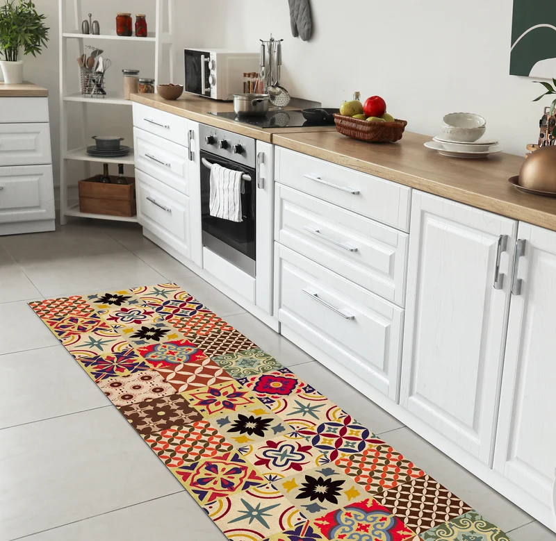 Tappeto Cucina Antiscivolo Made in Italy Passatoia Antimacchia Multiuso 423 il Gruppone