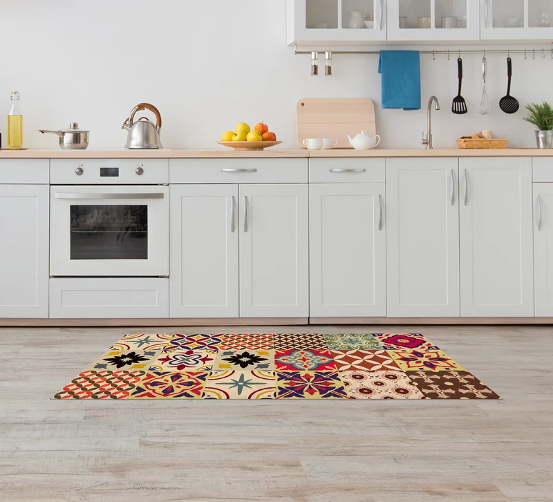 Tappeto Cucina Antiscivolo Made in Italy Passatoia Antimacchia Multiuso 423 il Gruppone