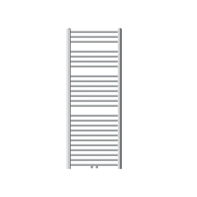 Badheizkörper Sahara 600x1500 mm Chrome gebogen mit Mittelanschluss LuxeBath