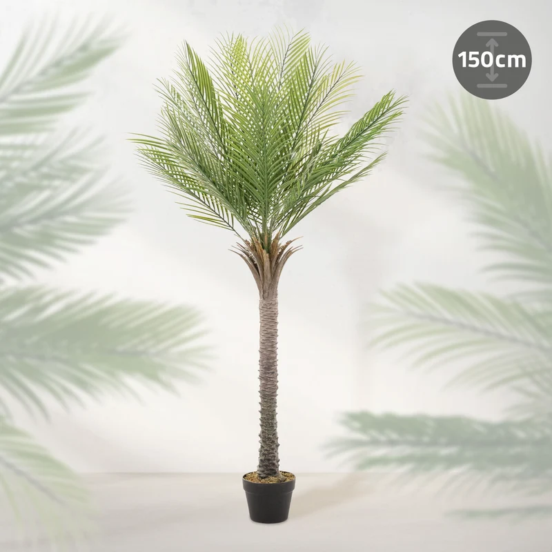 Künstliche Palme Tropische Kunstpalme im Topf ML-Design