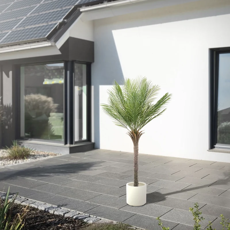 Künstliche Palme Tropische Kunstpalme im Topf ML-Design