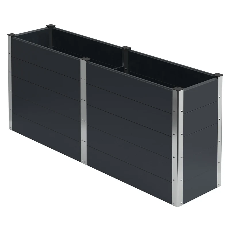 Hochbeet Athrazit aus WPC ML-Design