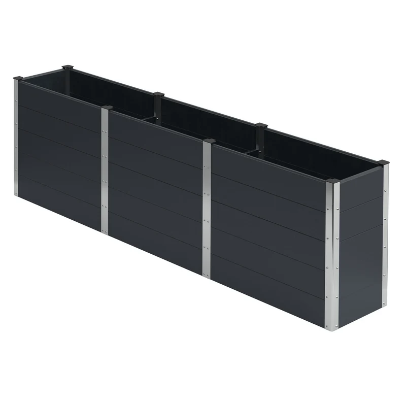 Hochbeet Athrazit aus WPC ML-Design