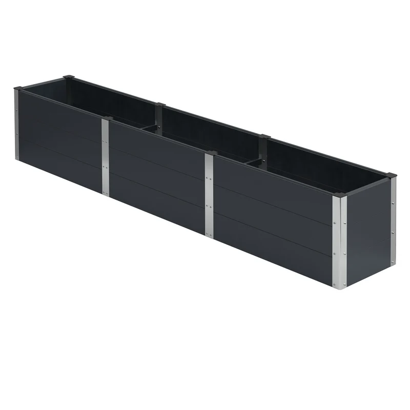 Hochbeet Athrazit aus WPC ML-Design
