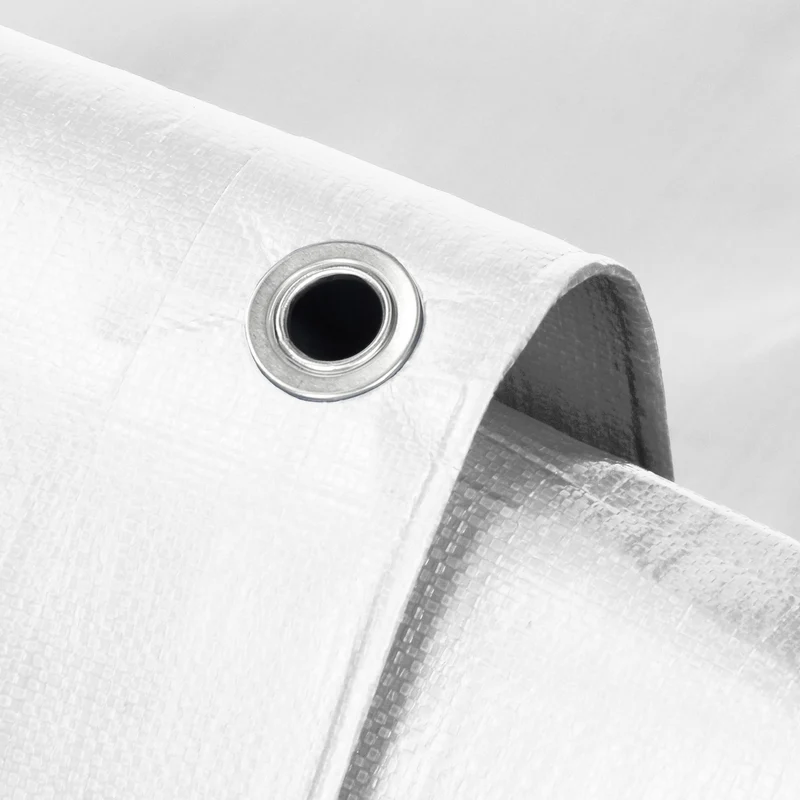Abdeckplane Gewebeplane Weiß 260g/m² verschiedene Größen