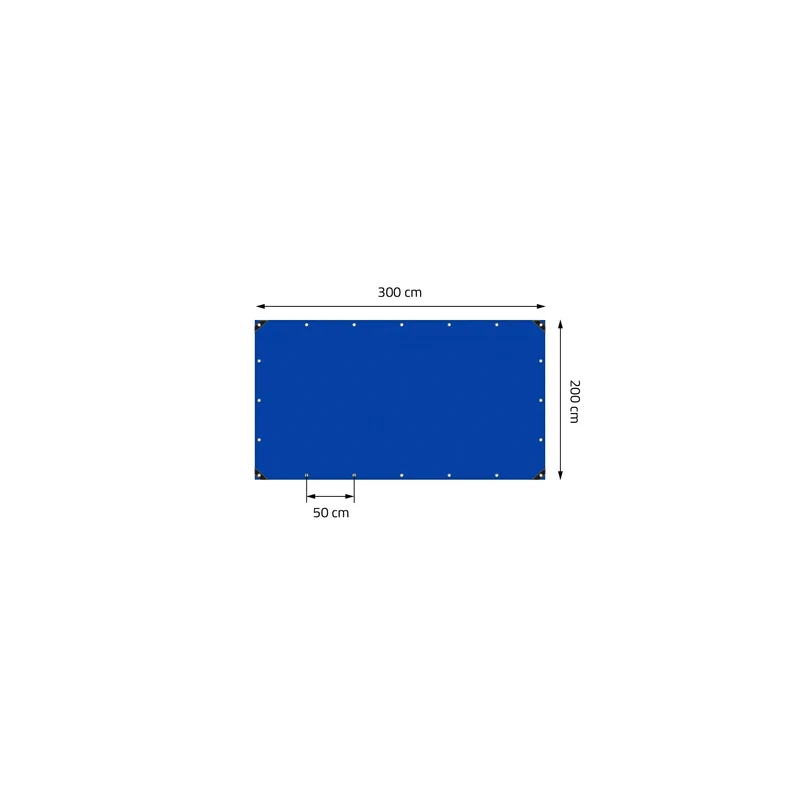Abdeckplane Gewebeplane Blau 650g/m²