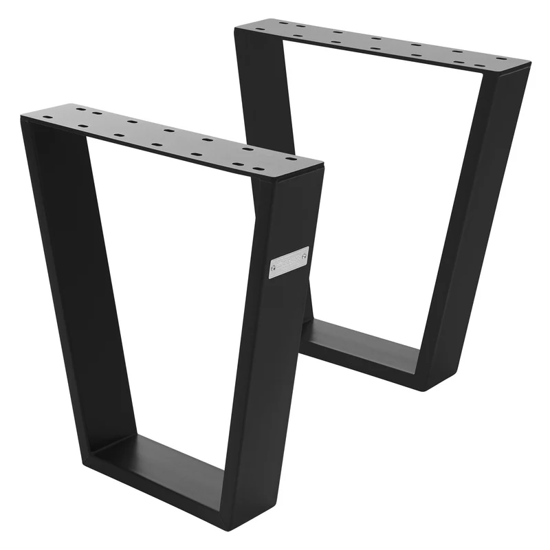Tischbeine Tischgestell 2er Set V-Design aus Stahl ML-Design