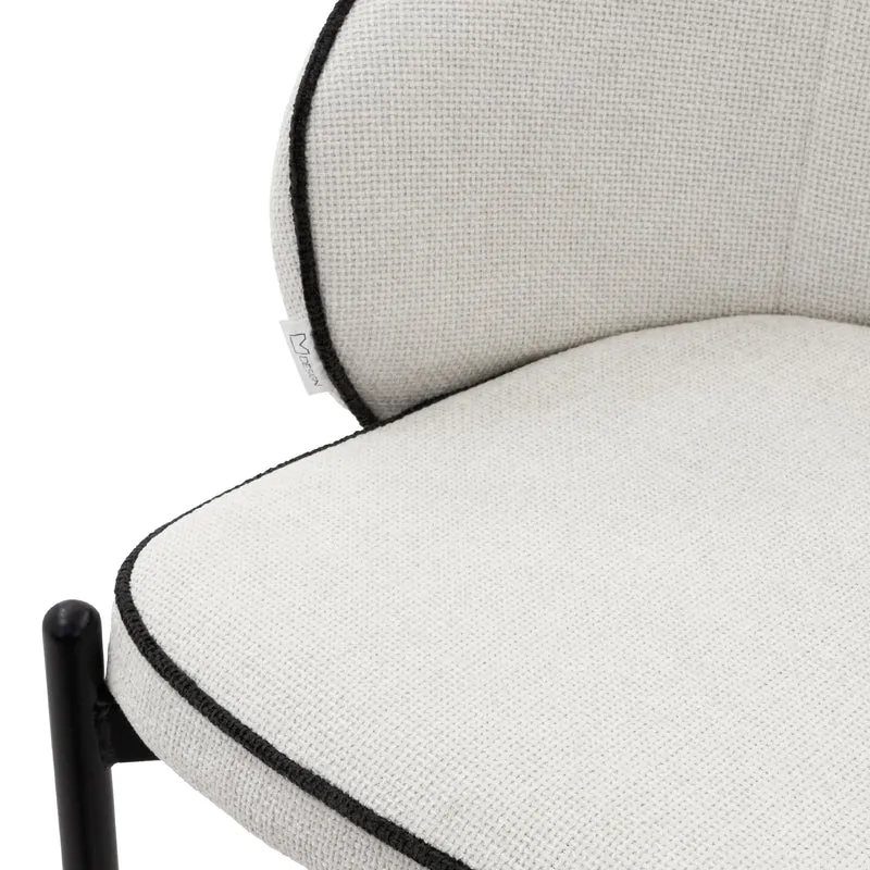 ML-Design | Barhocker Set mit Rückenlehne und Fußstütze, 50x101x54 cm, Tresenhocker Küchenhocker Bistrohocker
