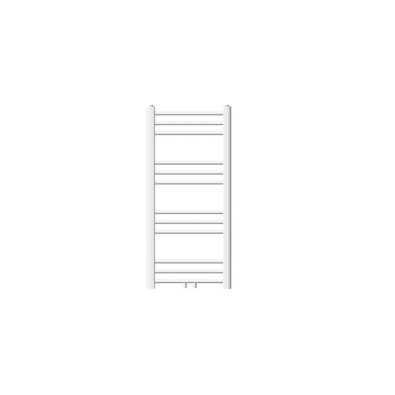 Badheizkörper Mittelanschluss 400x800 mm Weiß gerade inkl. Montagematerial LuxeBath