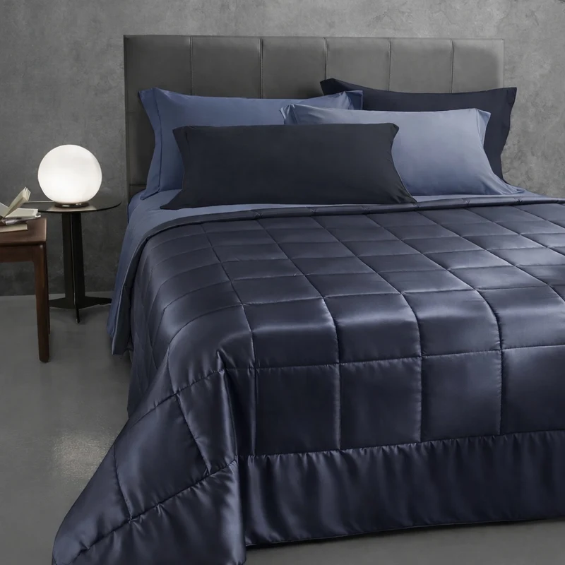 Copriletto Primaverile precious sateen in Raso di cotone 90 gr/mq
