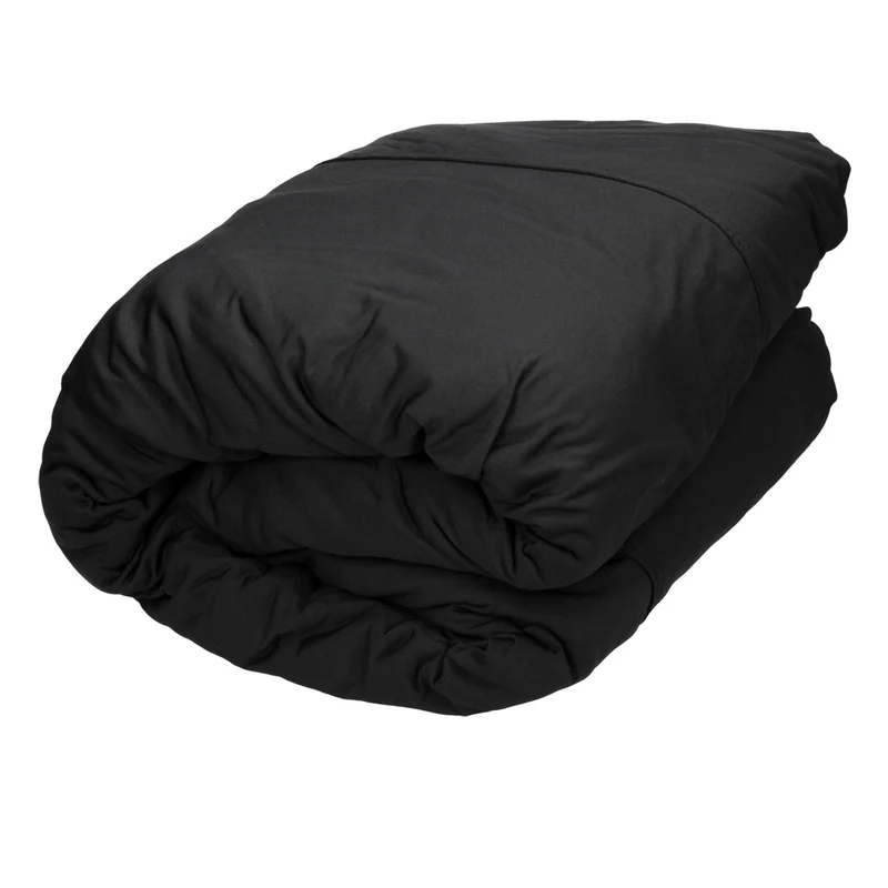 Autoabdeckung Indoor für den VW Bulli 465x157x132 cm Schwarz aus Stretch Satin