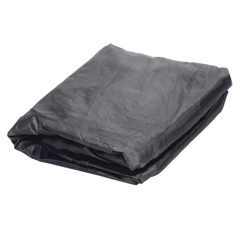Autoabdeckung für Kleinwagen 406x165x119 cm Schwarz aus PVC Atmungsaktiv