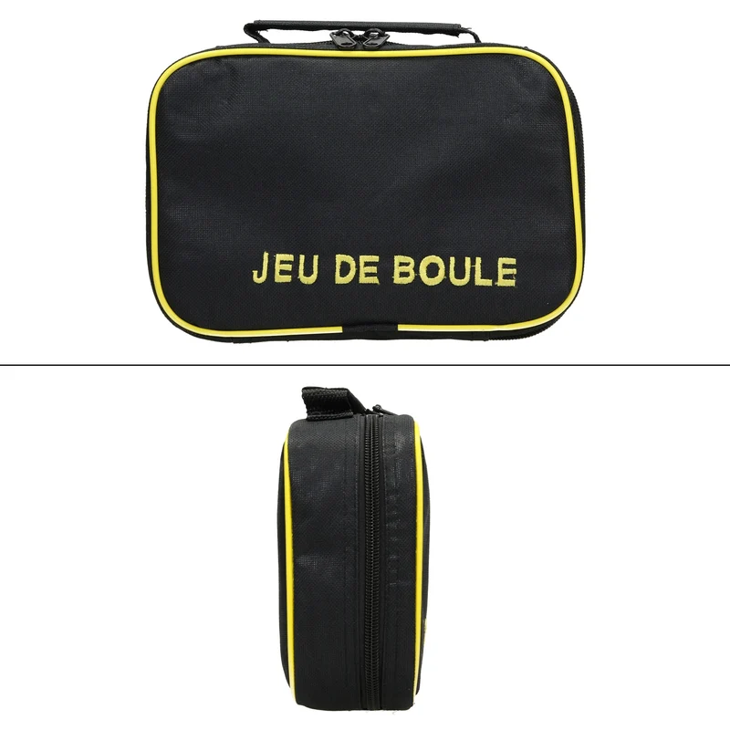 Boules Set 6-Teilig mit Holzkugel und Abstandsmesser inkl. Tragetasche