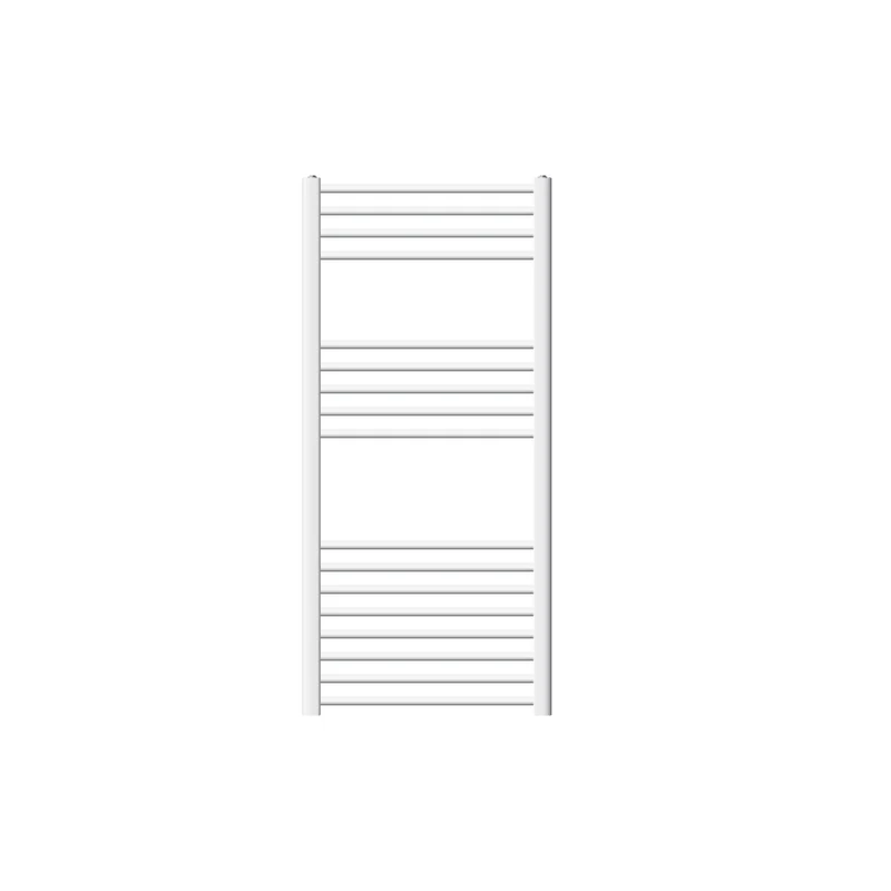 Badheizkörper 600x1200 mm Weiß gerade mit Seitenanschluss LuxeBath