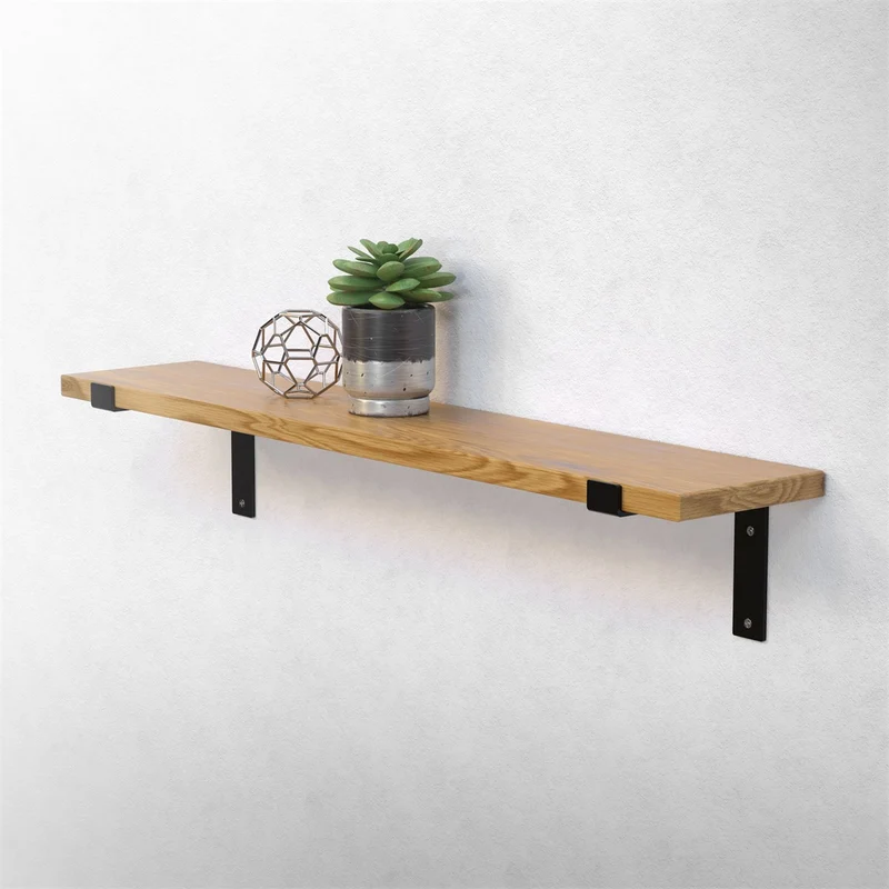 ML-Design | Wandkonsole 2er Set aus Stahl Regalhalterung Wandhalterung für Regalbrett