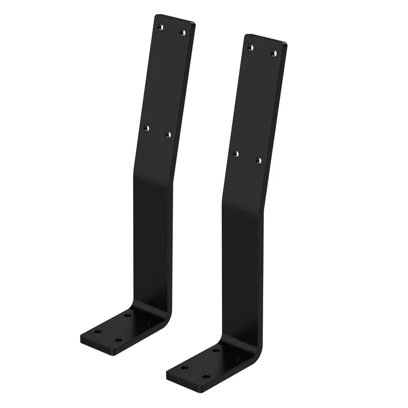 ML-Design | Rückenlehnenhalterung 2er Set 345 x 90 mm aus Stahl, Rücklehne Halterung Profil für Sitz-Bänke