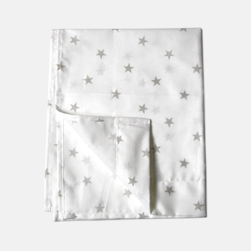 Lenzuolo Bianco Stelle Beige
