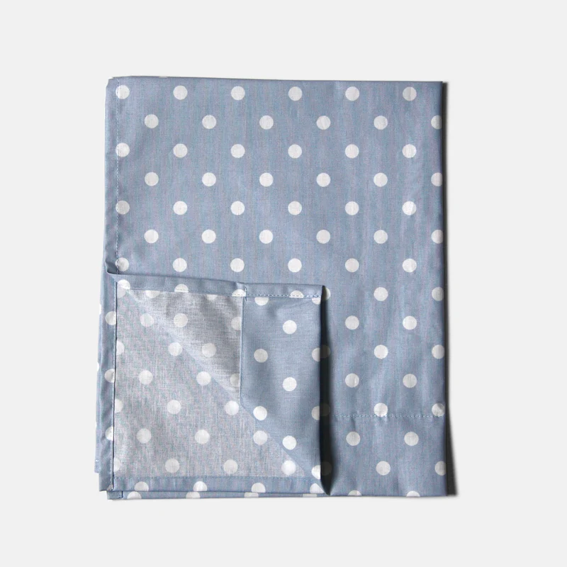 Lenzuolo Azzurro Pois Bianchi