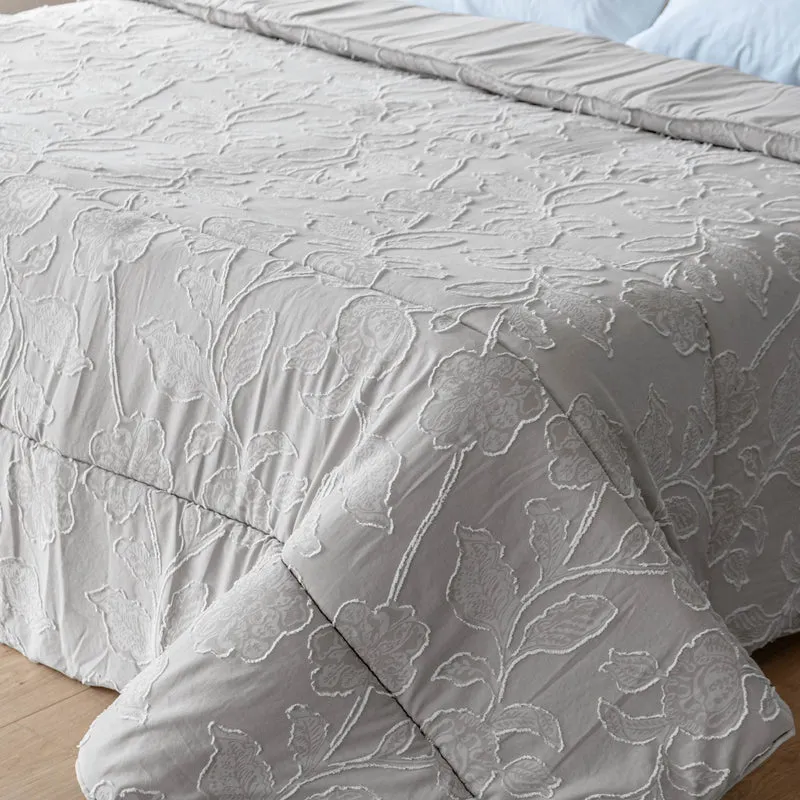 Trapunta Invernale Matrimoniale Jacquard Floreale Il Gruppone