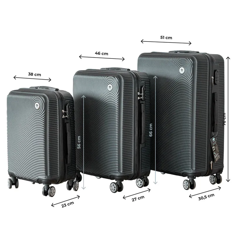 Set 3 Valigie Rigide ABS COVERI Il Gruppone