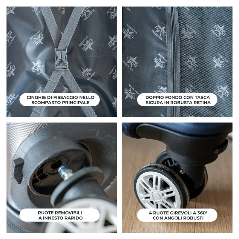 Set 3 Valigie Rigide ABS COVERI Il Gruppone