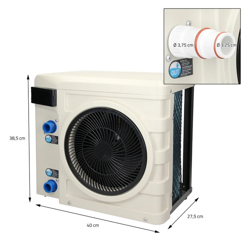 Wärmepumpe für Pools & Schwimmbecken 760W ML-Design