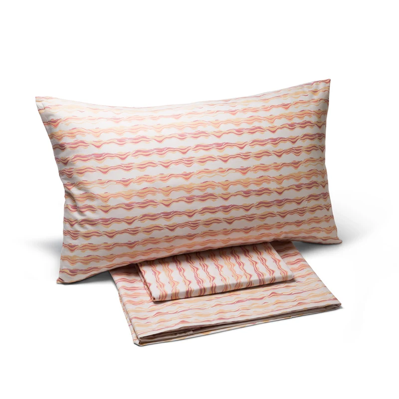 Completo Lenzuola in Cotone Lagom Caleffi Geometrico