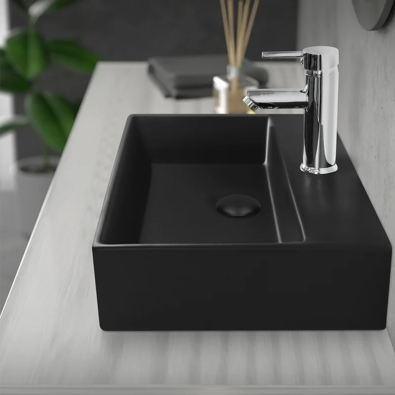 Ablaufgarnitur für Waschbecken ohne Überlauf Edelstahl ML-Design